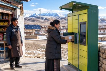At 4,500 Meters Above Sea Level: 5G Signal and a Parcel Locker