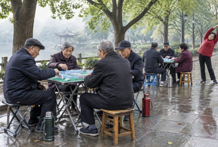 Chinese Parks Through American Eyes: Retirees Singing, Dancing, and Playing Mahjong