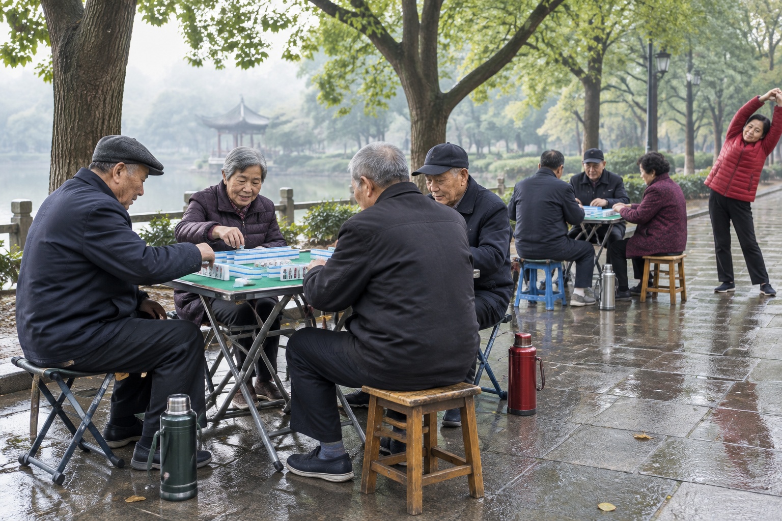 Chinese Parks Through American Eyes: Retirees Singing, Dancing, and Playing Mahjong