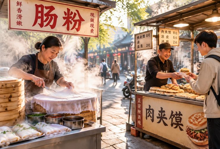 Breakfast in China: From Rice Noodle Rolls in Guangdong to Roujiamo in Xi'an