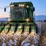 A Day on a Xinjiang Cotton Harvester: From Sunrise to Midnight