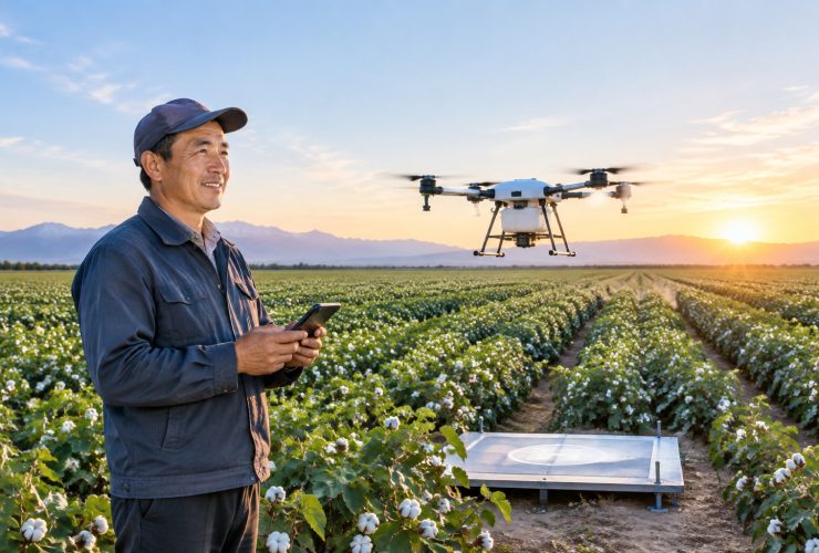Drones, Apps, and 5G: How Xinjiang Farmers Grow Crops Now 19 Drones, Apps, and 5G: How Xinjiang Farmers Grow Crops Now