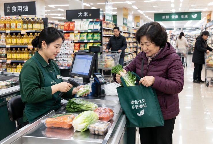 A Chinese Grocery Chain Tells Suppliers: Provide Social Insurance and Two Days Off a Week—or Lose the Contract