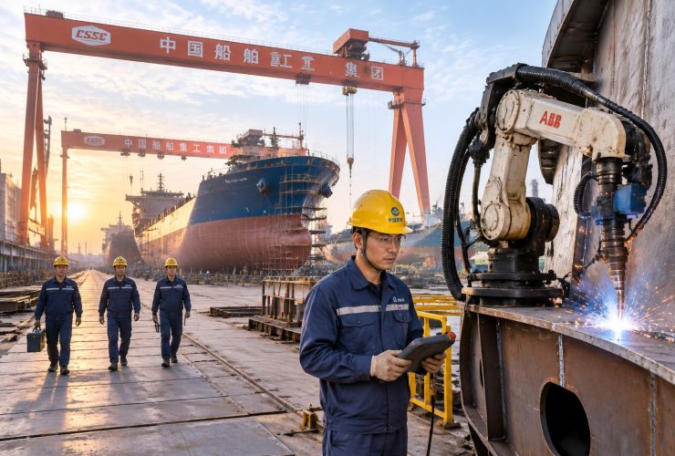 I Thought China’s Shipbuilding Numbers Were the Story. Then I Saw the Robots