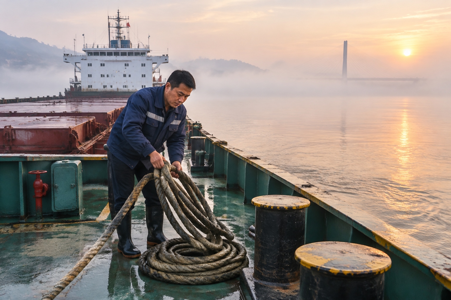 I Pilot Cargo Ships on the Yangtze: A Crew Member's Daily Life 19 I Pilot Cargo Ships on the Yangtze: A Crew Member's Daily Life