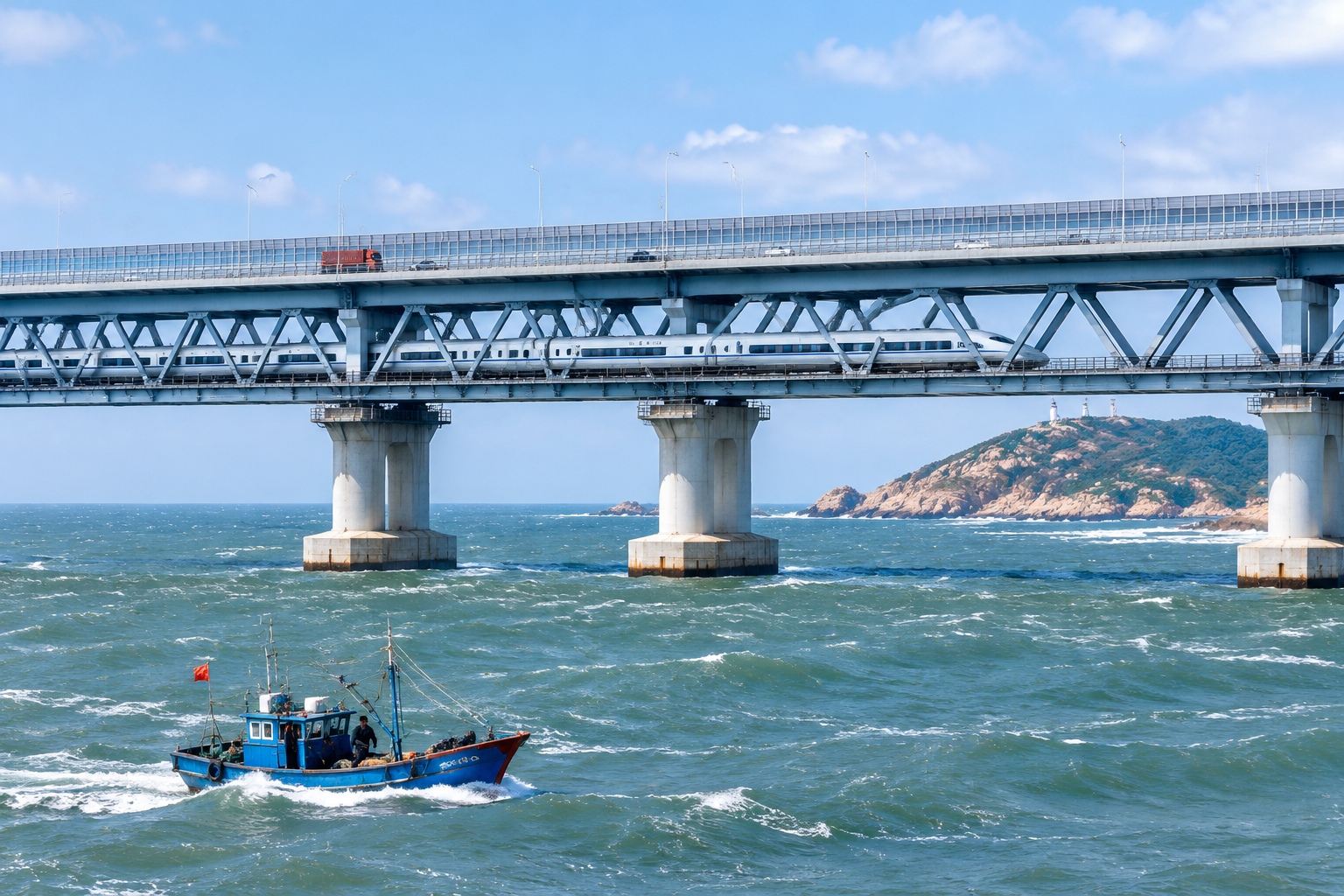 Pingtan Strait Bridge: The World's Longest Sea Bridge for Both Road and Rail