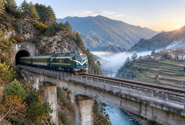 The Lanzhou-Chongqing Railway: Building 226 Tunnels and 396 Bridges Through the Qinling Mountains