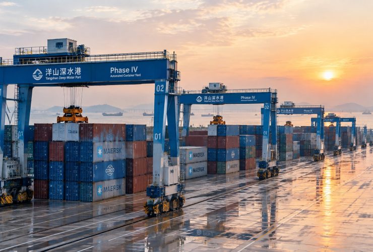 Shanghai’s Yangshan Deep-Water Port: How One of the World’s Largest Automated Container Terminals Works