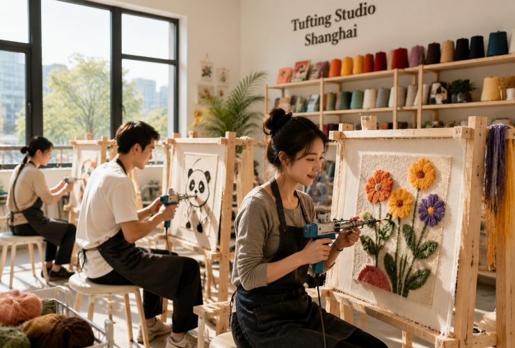 Inside the Art of 'Tufting': The DIY Craze Taking Over Every Studio