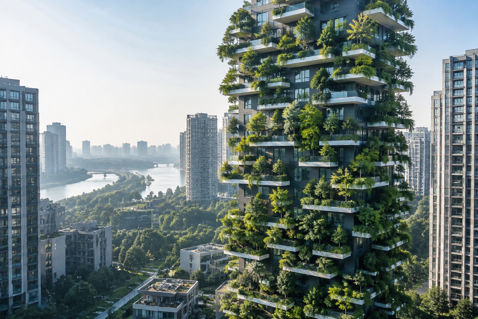 Inside the 'Vertical Forest' Apartments Where Residents Live in a Skyscraper Jungle