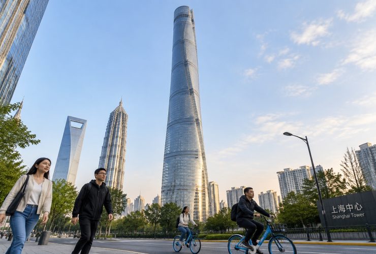 We Climbed China's Tallest Building for a Glimpse of the Future