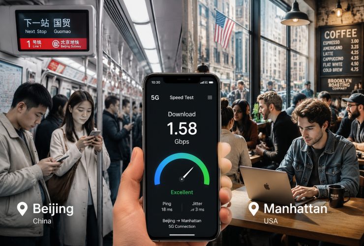 Extreme Speed Test: Beijing Subway 5G vs. Manhattan Coffee Shop WiFi 25 Extreme Speed Test: Beijing Subway 5G vs. Manhattan Coffee Shop WiFi