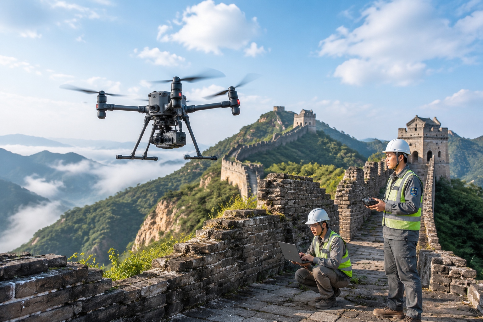 Drones, Not Just Diggers: How Technology Is Giving the Great Wall a Check-Up