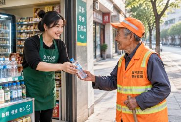 Free Water for Cleaners: The Silent Compassion of Chinese Shop Owners