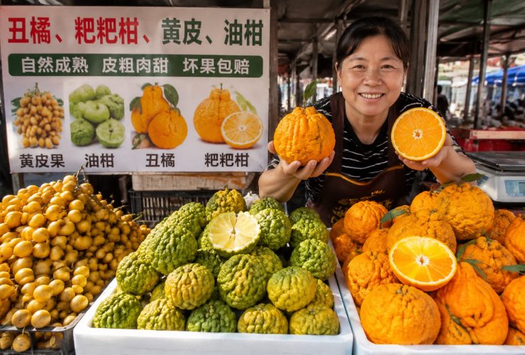 The 'Ugly' Fruits of China That Taste Incredibly Sweet