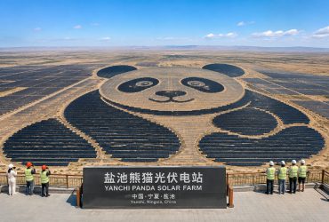 The Solar Farm Shaped Like a Panda (Yes, Really)