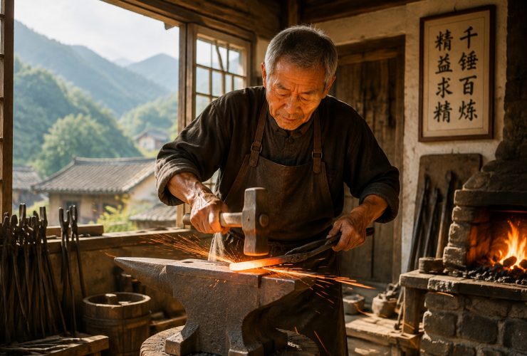 Sculptors of Time: Exploring the Ancient Iron-Forging Arts in Deep Mountains