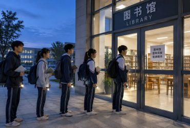 How Hard Do Chinese Students Study? – Libraries at 5 AM and Cram Schools