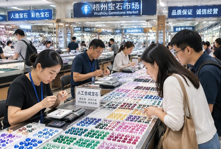 Wuzhou's Created Gems: 70% of the World's Lab-Made Gemstones Come from This Chinese City