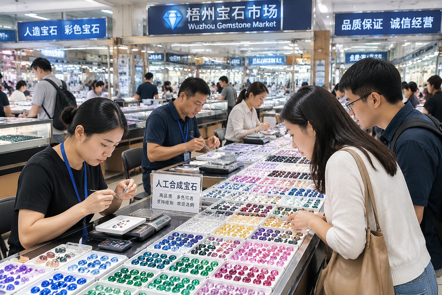 Wuzhou's Created Gems: 70% of the World's Lab-Made Gemstones Come from This Chinese City