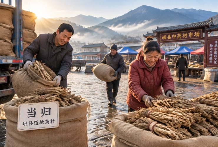 Inside Gansu's Herbal Medicine Market: From Fields to Pharmacy