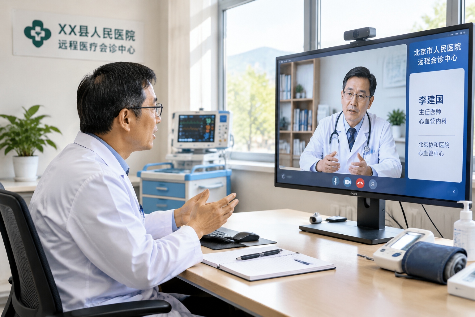 Telemedicine Bridges Distance: Specialists Meet Remote Counties