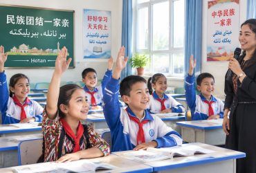 In Hotan, Xinjiang, Children Tell Their Dreams in Both Mandarin and Uyghur 23 In Hotan, Xinjiang, Children Tell Their Dreams in Both Mandarin and Uyghur