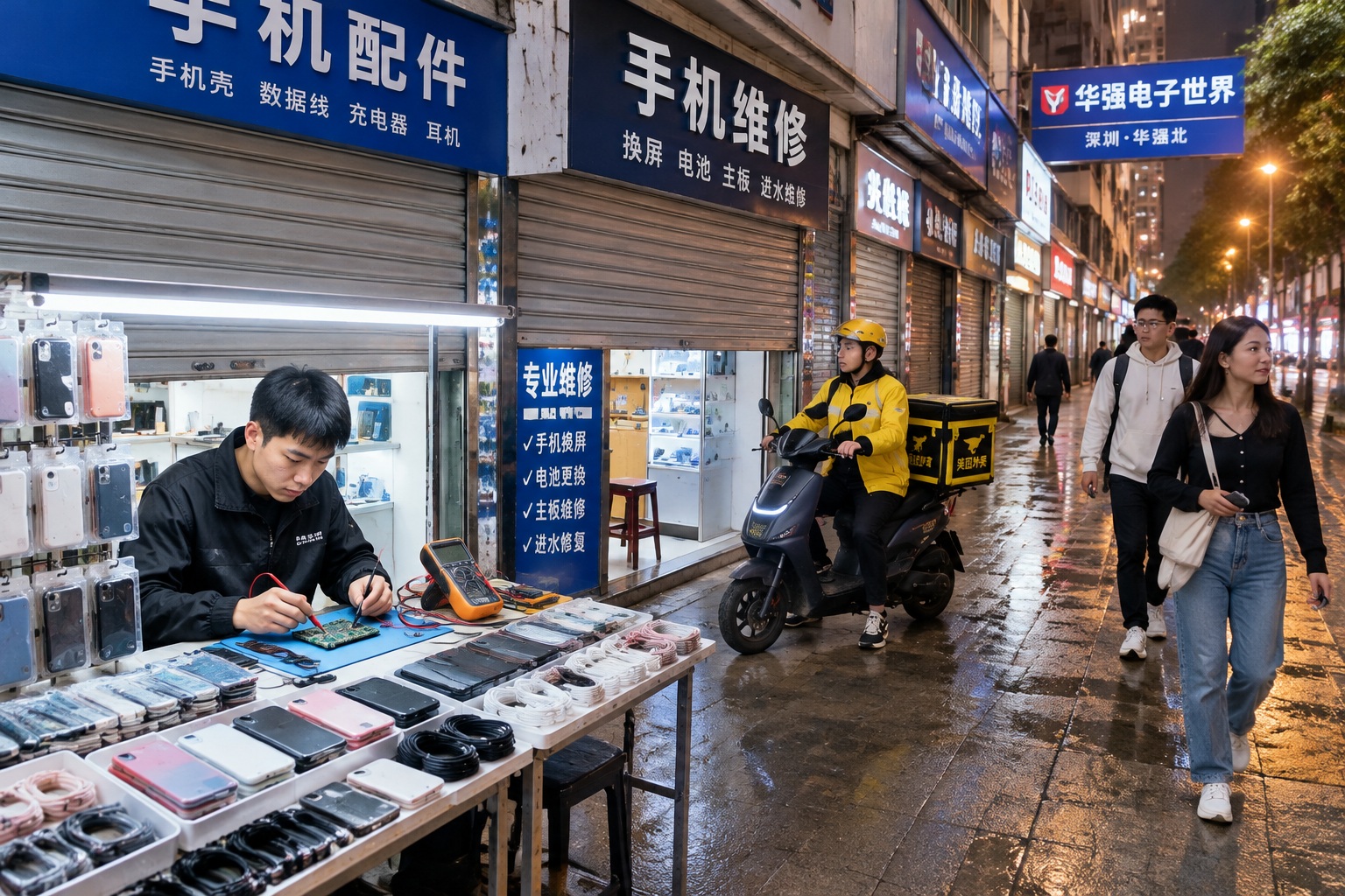 Inside Shenzhen's Huaqiangbei: The World's Largest Electronics Market After Dark