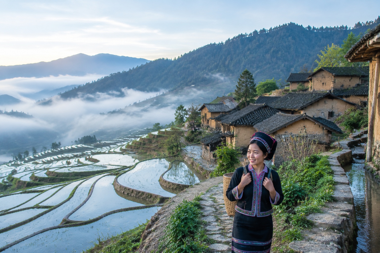 Honghe Hani Rice Terraces: How Villages Share Water From Mountain Top to Valley Floor
