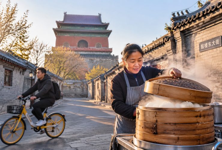 Beijing's Central Axis: From Drum Tower to Yongdingmen, Through an Ordinary Morning