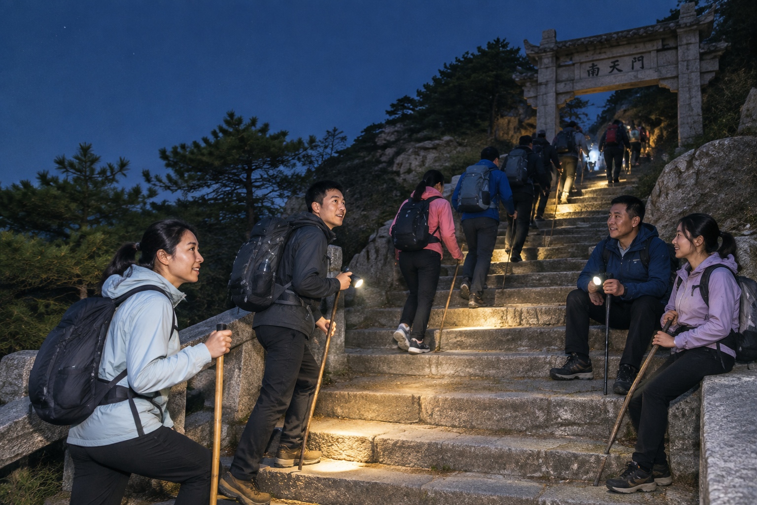 Climbing Mount Tai at Night: Waiting for Sunrise with Thousands of Chinese