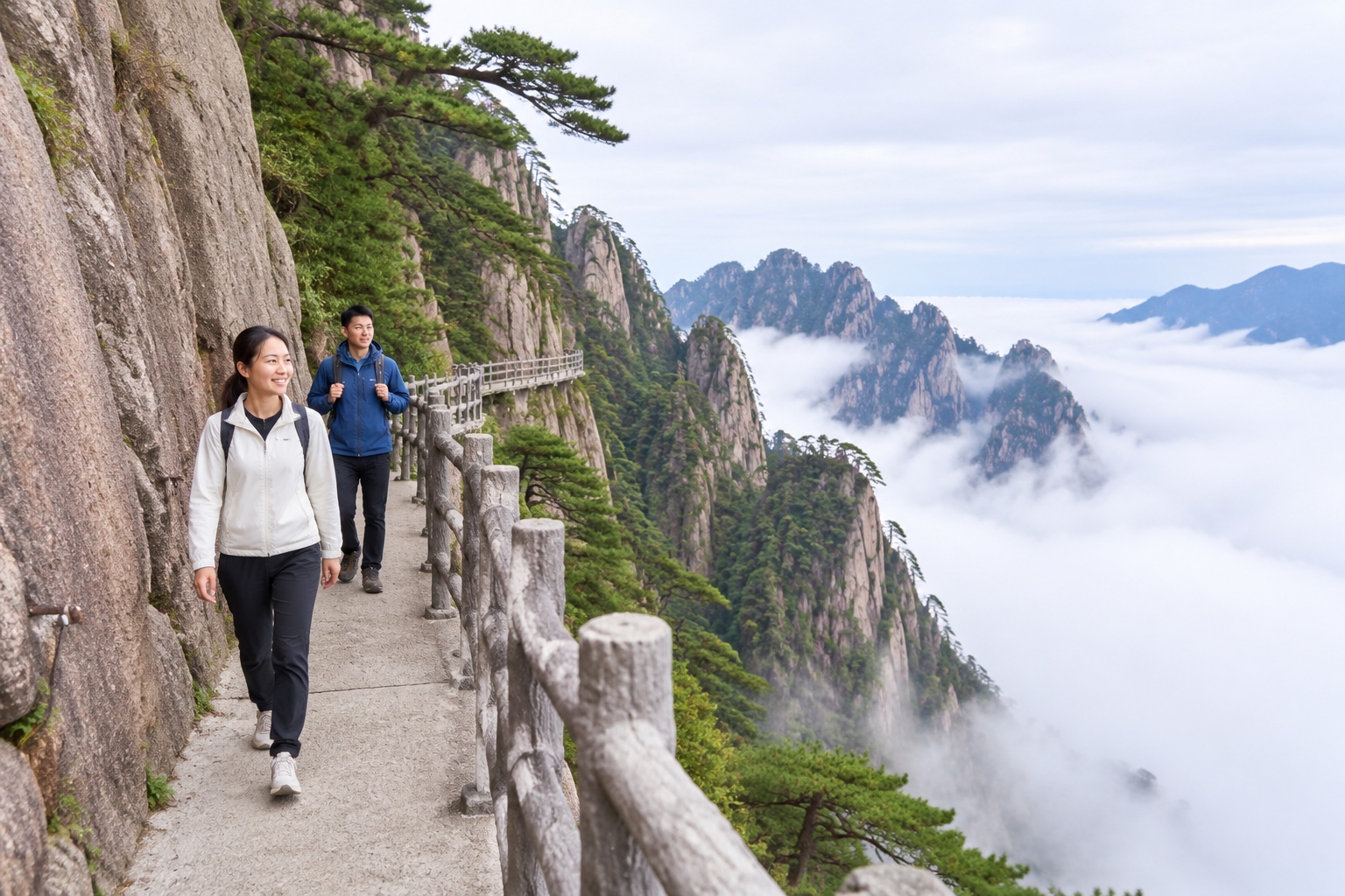 Sanqingshan's Cliffside Walkways: What It's Like to Walk on the Edge