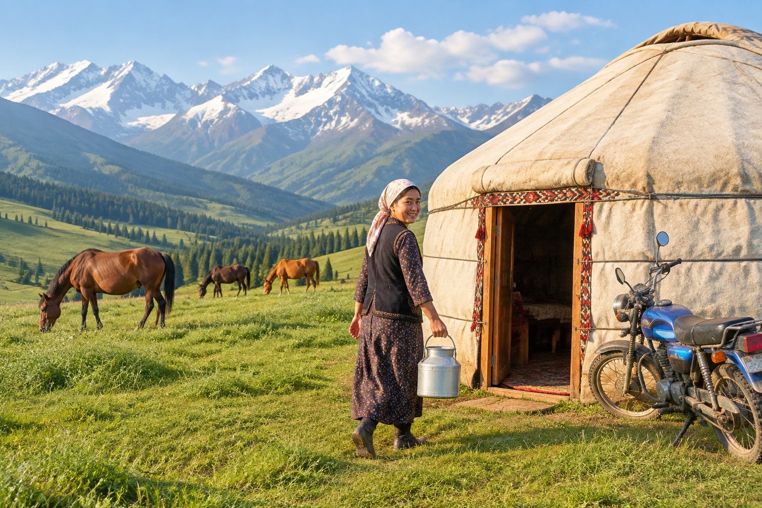 A Week with Kazakh Herders in the Tianshan Mountains