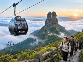 Fanjingshan's Red Cloud Golden Peak: How Much Courage Does It Take to Climb?