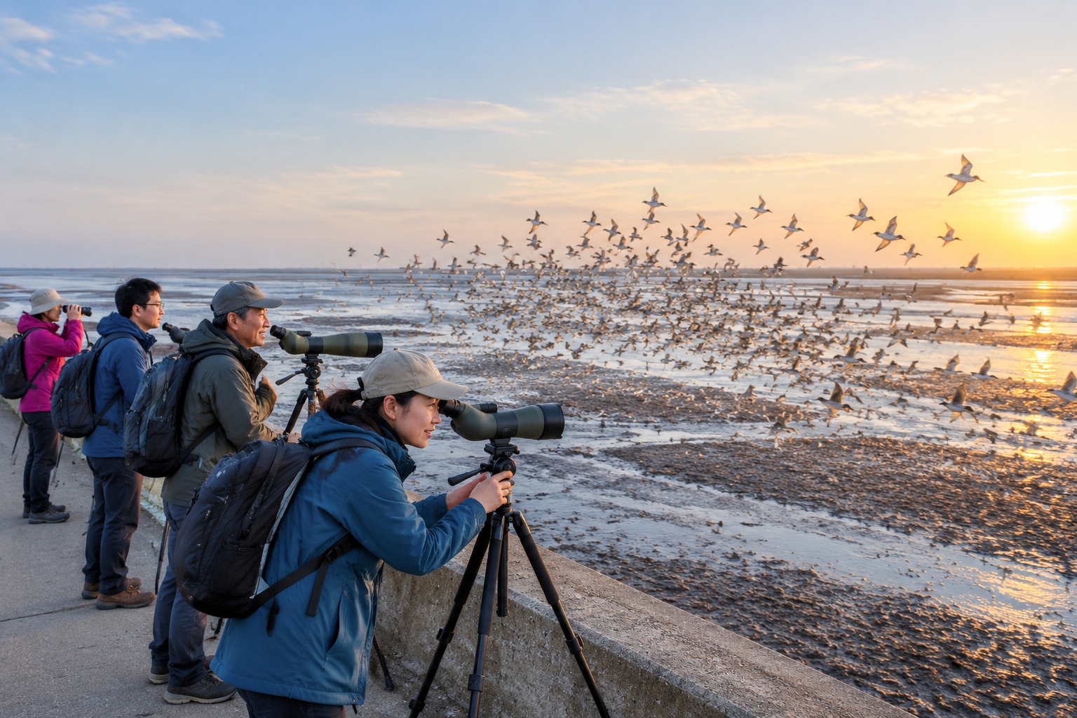 Yellow Sea Wetlands: What It's Like to Watch Migratory Birds in China