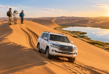 Badain Jaran Desert: Off-Roading Between the Tallest Sand Dunes and Desert Lakes