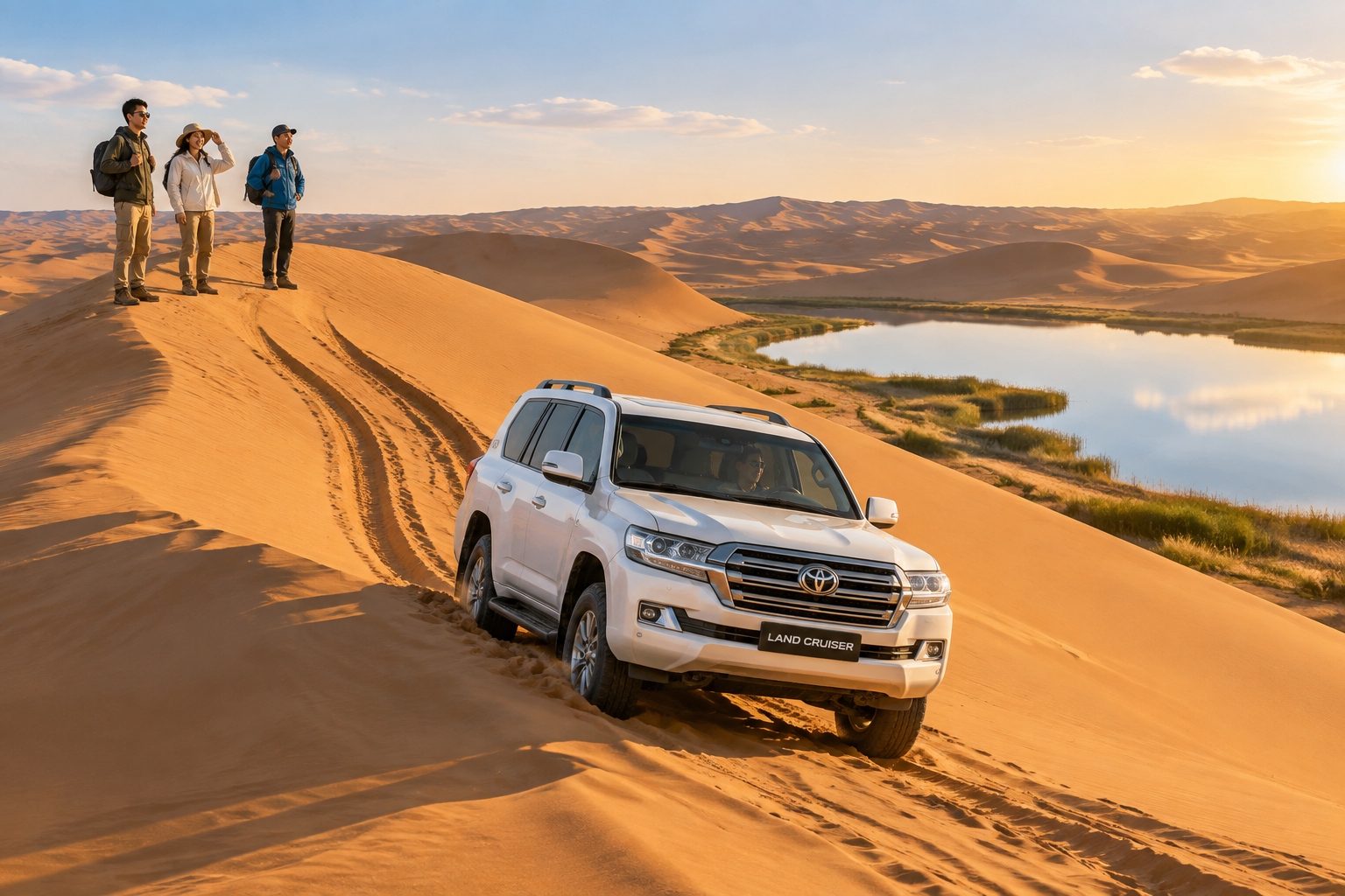 Badain Jaran Desert: Off-Roading Between the Tallest Sand Dunes and Desert Lakes
