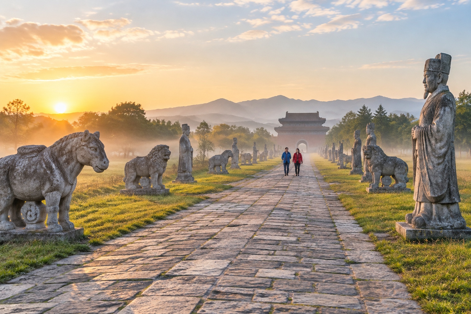 Ming Tombs: The Stone Statues on the Sacred Way and the Stories of the Guardians