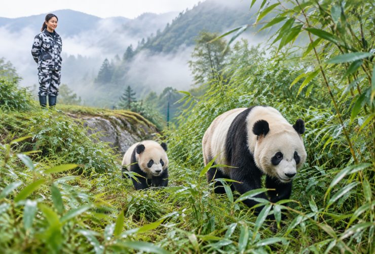 Back to the Wild: How Pandas Learn to Survive