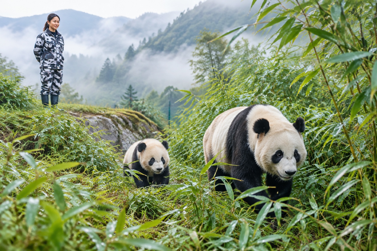 Back to the Wild: How Pandas Learn to Survive