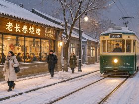 Jilin: BBQ and Trams on a Snowy Night in Changchun