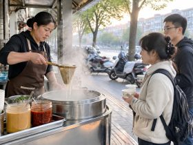 Hubei: Breakfast in Wuhan — Hot Dry Noodles, Ferries, and Riverside Life