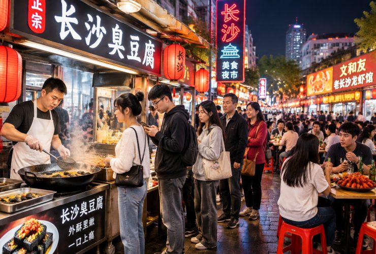 Hunan: Late-Night Snacks, the Xiang River, and Neighborhood Mahjong — Spicy, Joyful Nights in Changsha