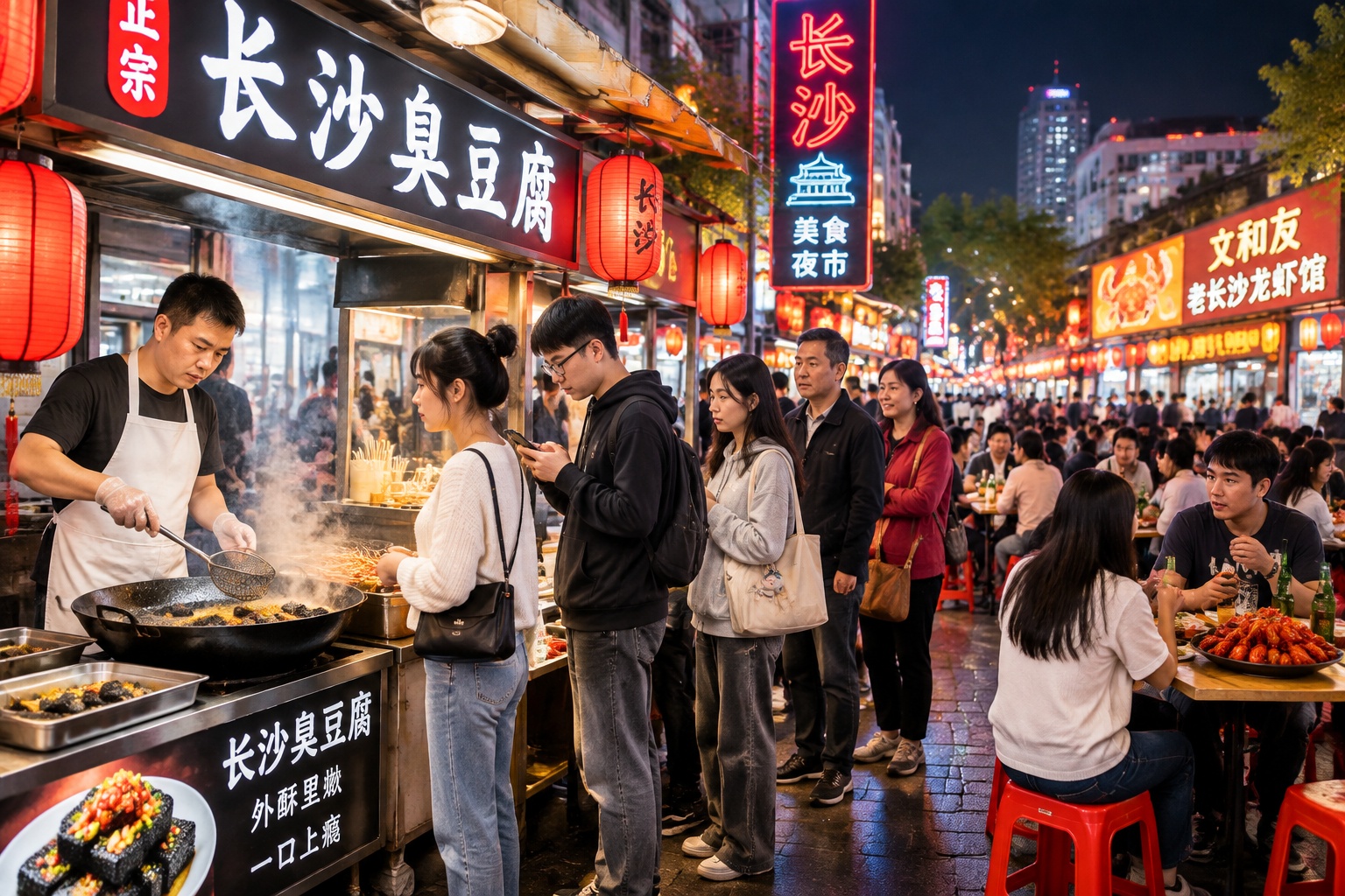 Hunan: Late-Night Snacks, the Xiang River, and Neighborhood Mahjong — Spicy, Joyful Nights in Changsha