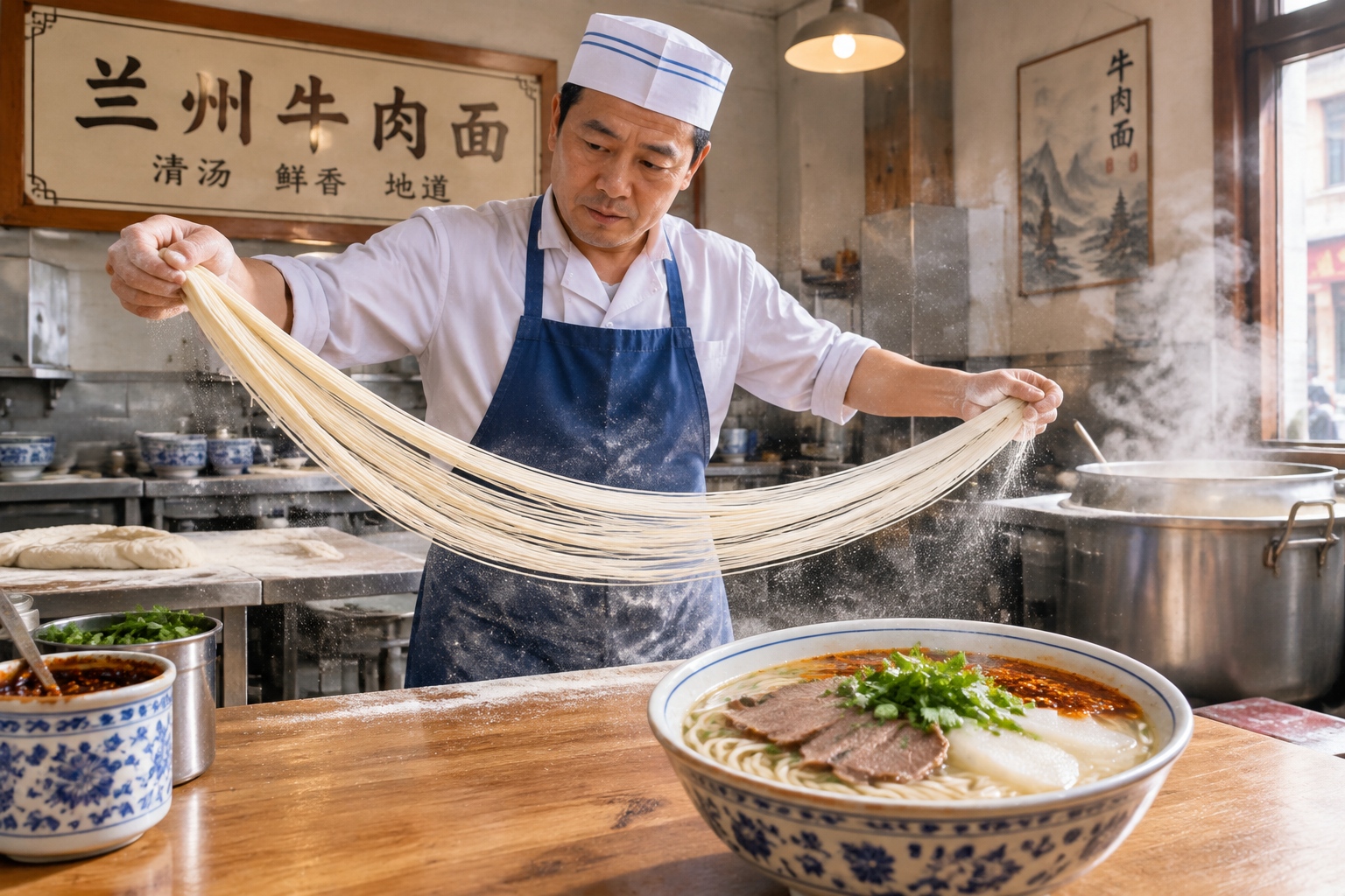 Gansu: Lanzhou Beef Noodles—One River, One Bowl, One City