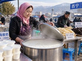 Qinghai: Xining's Morning Market and Nomadic Life by Qinghai Lake