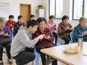 Retired Aunties Learn AI on Their Phones: A First LLM Lesson in a Community Classroom