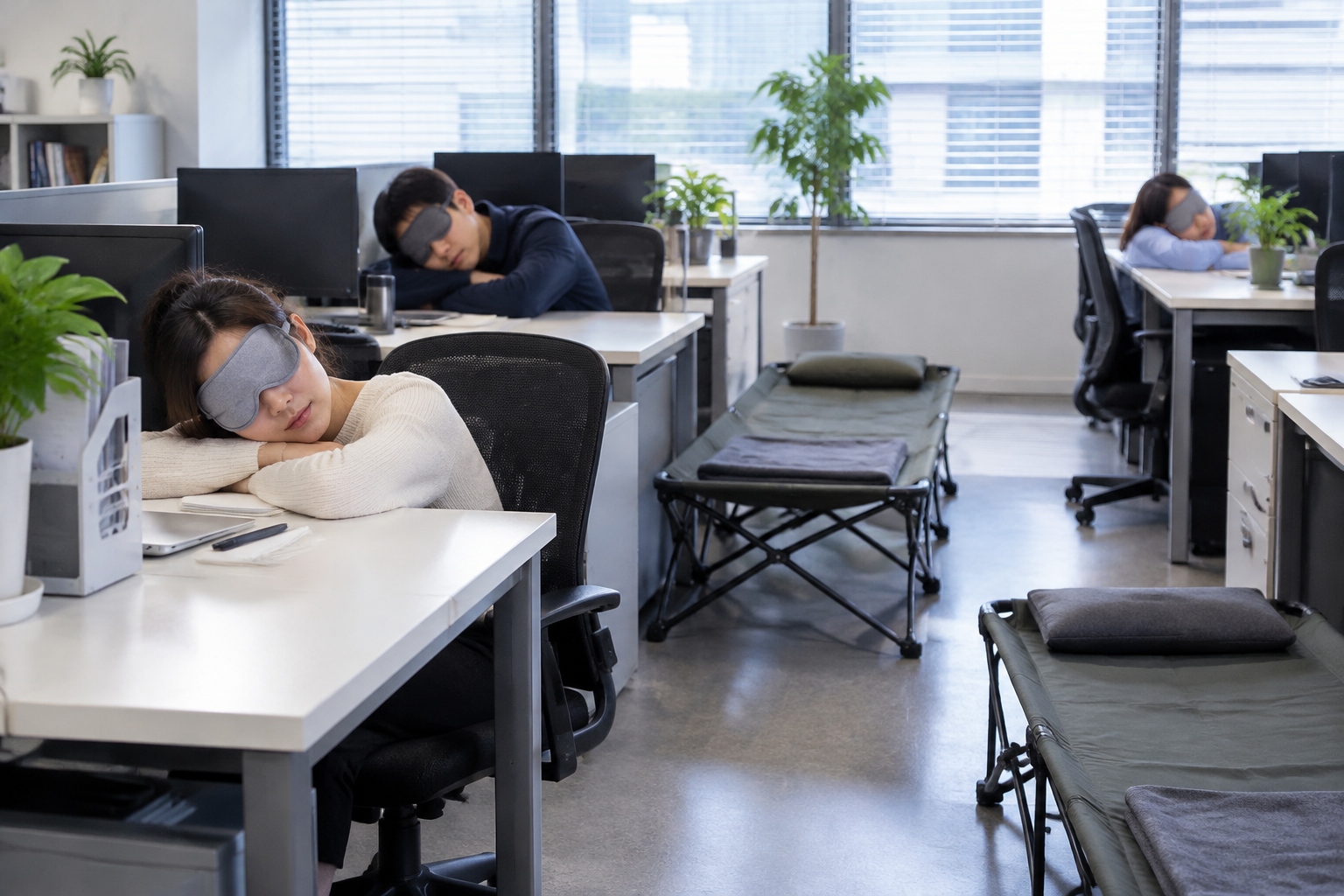 The Art of Disappearing: The Collective Noon Nap in Chinese Offices