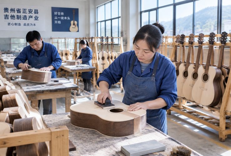 The Guitars of Zheng'an: How a Small Chinese County Builds Millions of Global Guitars