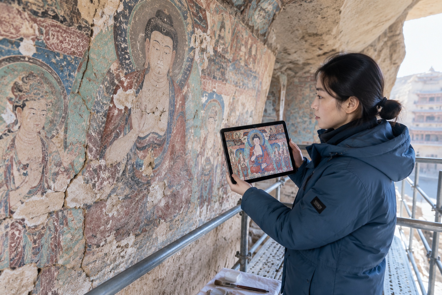 Rebuilding the Past: How Chinese Restorers Use AI to Fix 2,000-Year-Old Murals